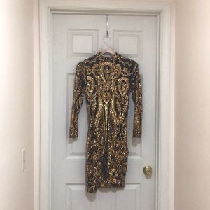 Unbranded Balmain-inspired cocktail dress
